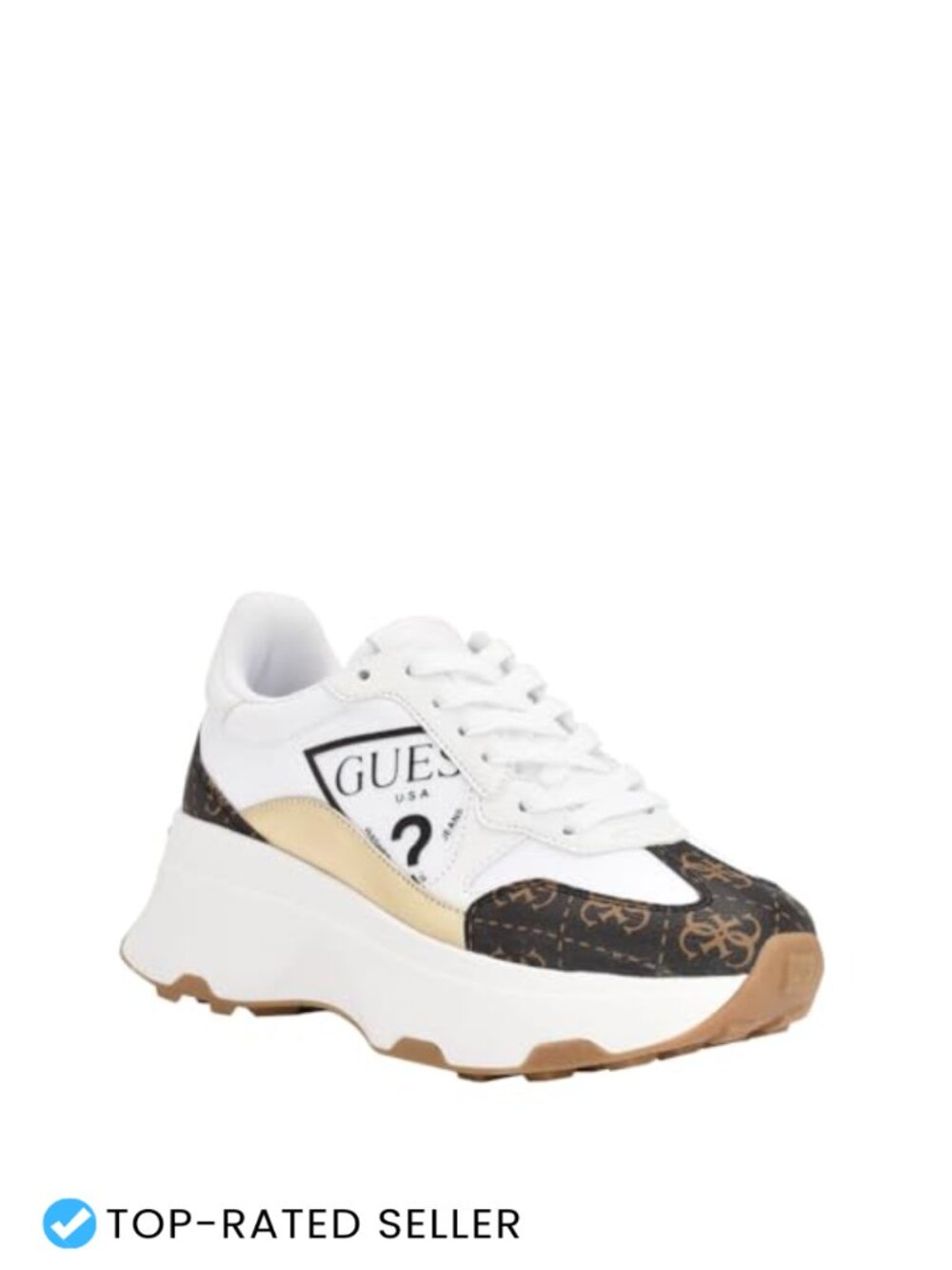 Guess Calebb Chunky Platform Sneaker Lace-Up Running Shoe